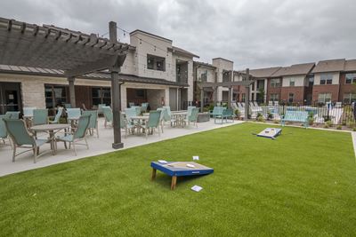 luxe outdoor game area